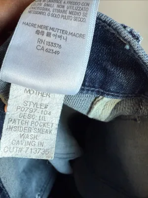 MOTHER THE PATCH POCKET INSIDER SNEAK CAVING IN Blue Size 24 thumbnail 11