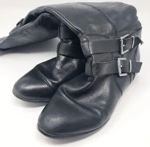 Aldo | Faux Leather Knee High Belted Boots thumbnail 5