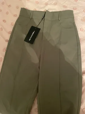 Pretty Little Thing High Waisted Waisted Flared Trousers thumbnail 2