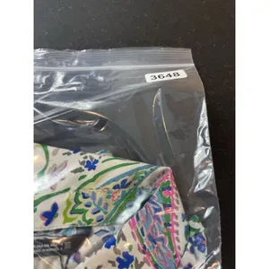 Zara Blouse XXL Paisley Floral Button Front Long Sleeve Shirt Green Pink NWT thumbnail 13