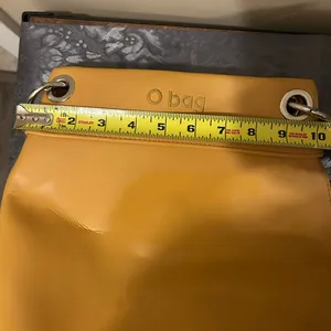 Yellow O Bag with Silver tone Hardware thumbnail 8