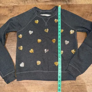 Abercrombie & Fitch Sequins Heart Crewneck Sweatshirt thumbnail 7