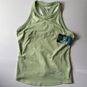 Columbia Boundless Trek Support‎ Tank Womens Small Green AL9322 Omni-Wick NWT thumbnail 11