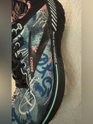 Brooks Adrenaline GTS 22 Running Shoes Black Yucca Flamingo Pink Womens Sz 10 thumbnail 9