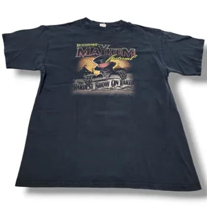 Rockstar Energy Drink Shirt Size Large 2010 Mayhem Festival Concert Graphic Tee Anvil Shirt Unisex thumbnail 1