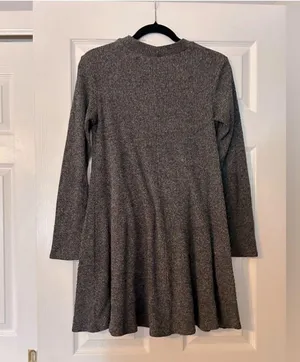 Gray Sweater Dress thumbnail 1