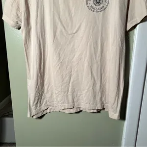 LCM International Unisex Sz Large T-Shirt Botanic Shop Holland Beige Gray Cotton thumbnail 3