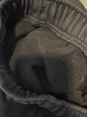 Lululemon XXS Scuba Mid Rise Oversized Black Elastic Waist Sweatpants Joggers thumbnail 9