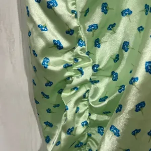 Final price NWOT Zara Green Floral Dress thumbnail 4