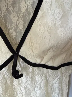 Urban outfitters Kimchi blue white lace top thumbnail 3
