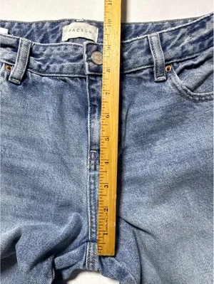 PacSun Wide-Leg Blue Denim Jeans - Comfy and Cool! thumbnail 4