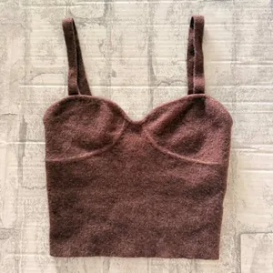 Wilfred Sicily Merino Wool Cashmere Bustier Sweater Tank Top Coquette Luxe Sz XS thumbnail 3