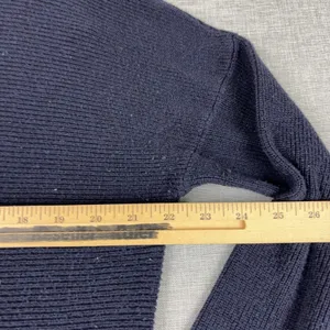 Tommy Bahama Sweater Womens XL Blue Cotton Viscose‎ Boat Neck Raglan Pullover thumbnail 6
