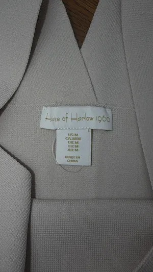 House of Harlow 1960 Cream Square Neck Tank Top thumbnail 3