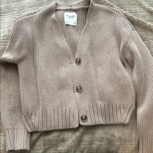 Abercrombie & Fitch Women's Brown Cardigan Sweater thumbnail 1