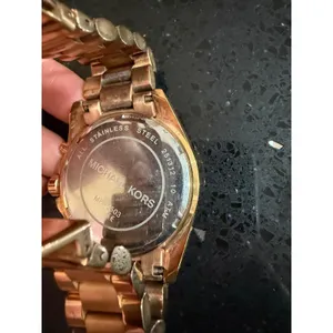Michael Kors Bradshaw Rose Gold Chronograph Watch MK-5503 Stainless Steel Women thumbnail 5