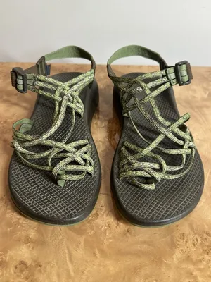 Chacos Z/Cloud Classic Sport Sandals Women's Size 9 Green Adjustable Vibram thumbnail 2
