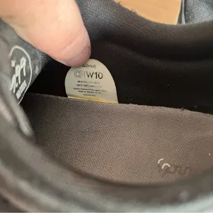 Allbirds Canvas Pipers Black Organic Cotton‎ Low Top Sneakers Womens 10 CP1W10 thumbnail 6