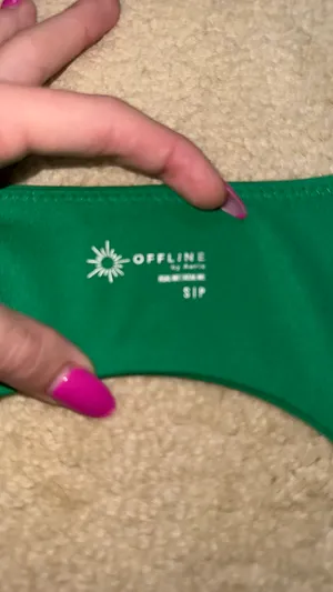 Aerie green backless long sleeve thumbnail 3