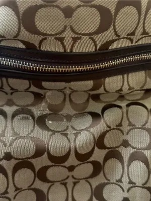Y2K Coach Signature Stripe Convertible Hobo Bag thumbnail 4