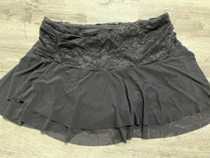 SheIn Black Lace Mini Skirt (NEVER WORN) thumbnail 1