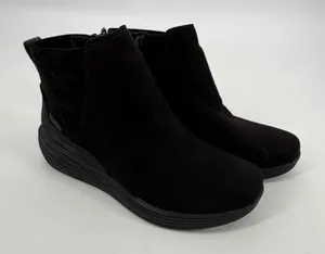 Ryka Black Slip‎ On Ankle Boots Women's 6.5 Comfort Shoes thumbnail 1