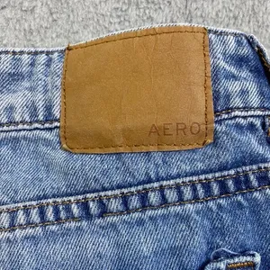 Aeropostale Baggy Wide Leg Jeans Women's 00 Blue High Rise Denim Y2K 90s EUC thumbnail 12