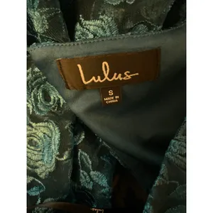 Lulus Green Lace Cutout Back Skater Cocktail Party Mini Dress Women Size S thumbnail 8