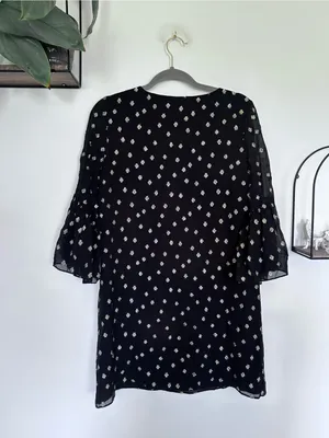 Lilly Pulitzer Carolina Tunic Mini Dress‎ Silk Metallic Size 4 thumbnail 2