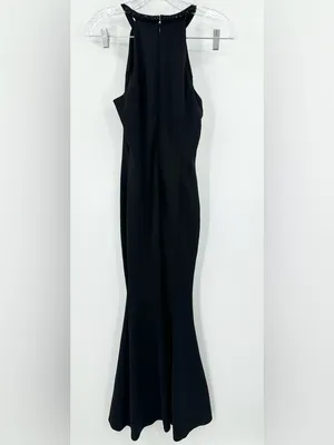 Lulus Women's Black‎ Girl in the Mirror Beaded Maxi Dress Size Small thumbnail 3
