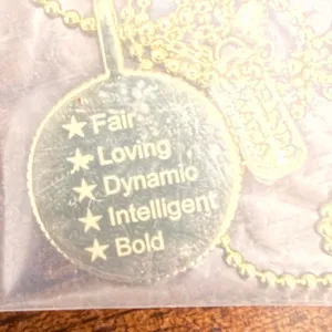 Melinda Marie Aquarius Zodiac necklace- Gold thumbnail 3