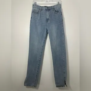 Revolve Lioness Straight Leg Split Hem Jeans Size S thumbnail 2