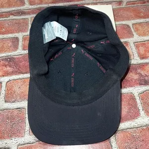 Pre-Owned PUMA Black Stretch Fit Hat Cap Activewear Athleisure Sz L/XL PEHW1129 thumbnail 5