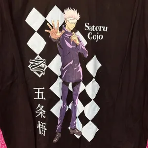 Urban Outfitters Satoru Gojo JuJuTsu Kaisen 0 Anime Movie Long Sleeve L thumbnail 2