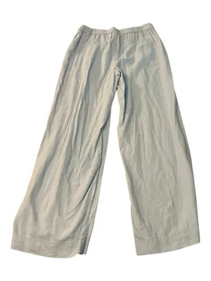 A New Day Pastel Blue Linen Blend Wide Leg Pleated Trouser Pants Women's Size 8 thumbnail 2