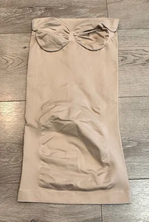 Slim Me by Me Moi Shapewear Tummy Control Waist Cincher Beige Size Small‎ S thumbnail 1