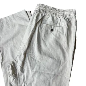 NWT Dandy Del Mar Brisa Men’s Linen Pants XXL Vintage Ivory Relaxed Fit Wide Leg thumbnail 2