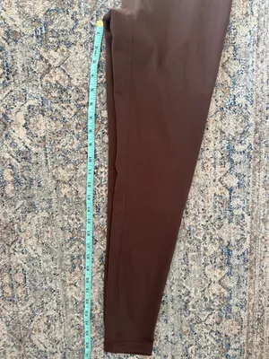 Laslulu Foldover High Waist Yoga Leggings Brown Size M thumbnail 6