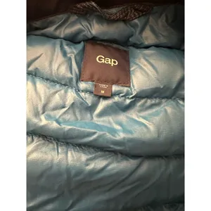 GAP Blue Down Vest Medium thumbnail 3