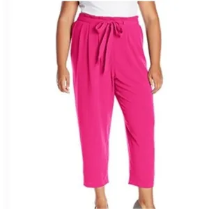 ✨Melissa McCarthy Seven7 Pink Tie Front Sz Medium Pants✨ thumbnail 2