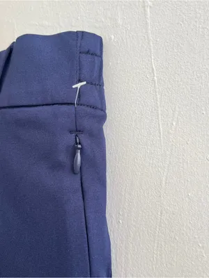 Lands' End Wide-Leg Navy Trousers thumbnail 7