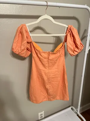 Forever 21 Orange Dress Mini thumbnail 4