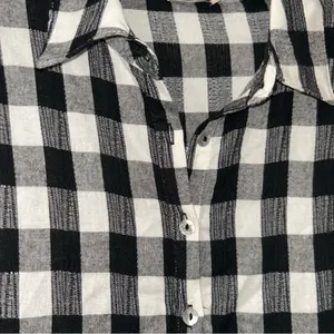 Lovestitch Black/White Plaid Tunic/Dress Women’s Medium thumbnail 2
