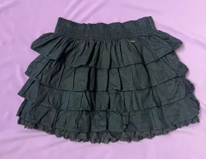 Hollister Ruffle Mini Skirt Navy thumbnail 1