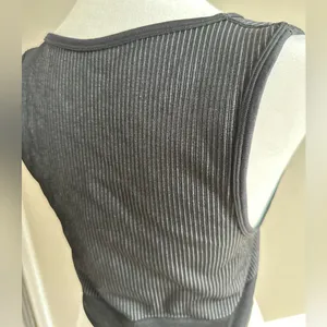 Aerie Offline Ribbed Sports Bra Long Line Top thumbnail 2