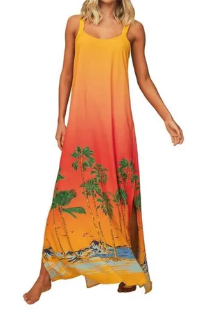 MAAJI Lucille Maxi Dress in Sunset Ombre Medium Resort Wear‎ Vacation Cover Up thumbnail 1