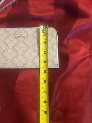 Kate spade flower dark beige wristlet thumbnail 12