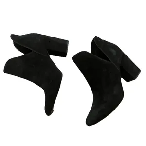 Michael Shannon Women’s Suede Ankle Boots 11 Leather Black‎ thumbnail 2