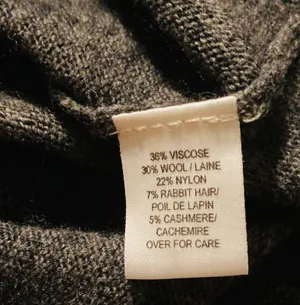 Abercrombie and Fitch woman's sweater 30 x 17 width. Gray with hoodie thumbnail 6