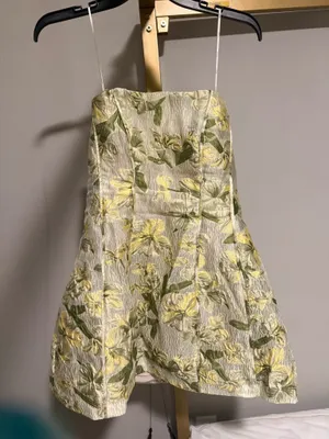 Elliatt Mini Dress Green Floral thumbnail 3